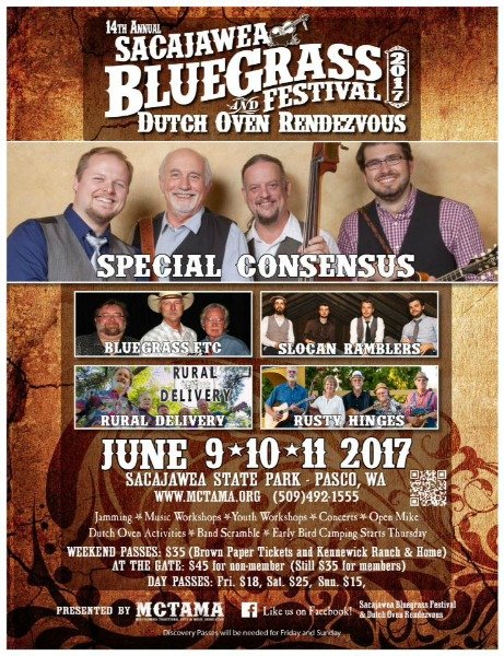 sacajawea bluegrass festival poster
